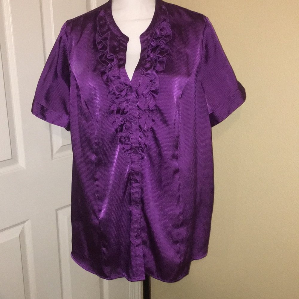 Purple button top